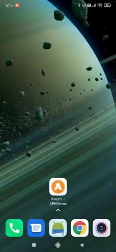 The new Saturn super wallpaper is looking good!