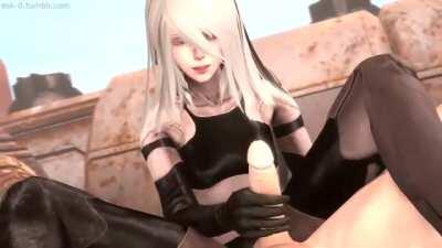A2 handjob lesson