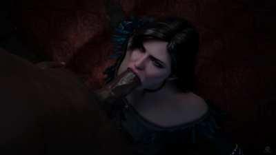 Yennefer sucking dick (Pewposterous, Audiodude) [The Witcher]