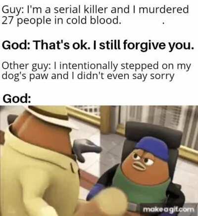 Go rot in hell you monster