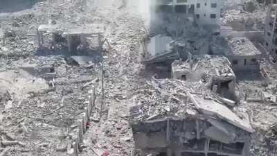 Israeli propaganda trolls don't want you to see these kind of footage, because they're trying to hide from the world that Israel has been dropping over 6000 bombs in the first week alone. That's the equivalent of 2 nuclear bombs. Israel killed over 10,000