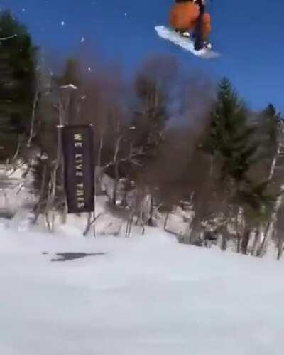 This 9 Year Old Snowboarder had one chance to land his 720 while his idol Zeb Powell filmed at the Red Bull Slide In Tour