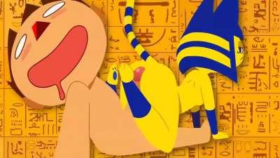 Zone ankha NSFW version with the meme song