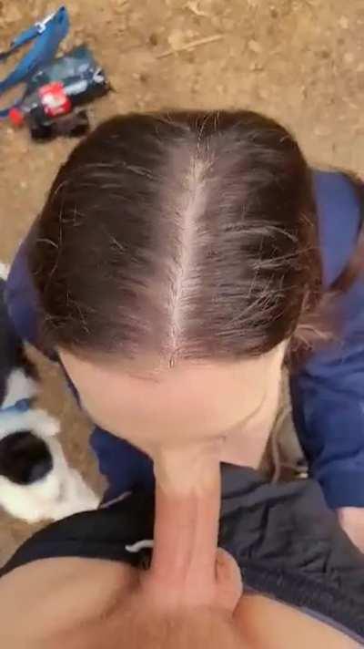 We snuck off to have some fun.