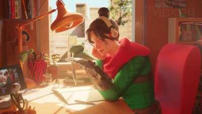 For the last couple of months i have been working on an Apex Legends Lofi Animation. Tomorrow i'm finally releasing it on my Channel (YT 