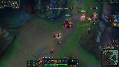 Apparently Zhonyas is not the only thing Akshan can use during his E