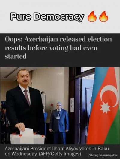 Democracy really works guys