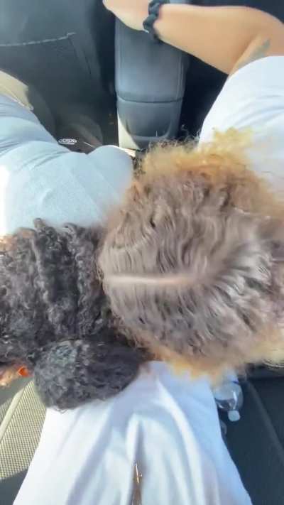 2 Black girls share some Latino dick