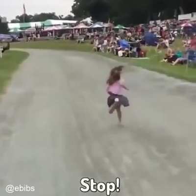 You can hear the shift from happiness to concern in his voice