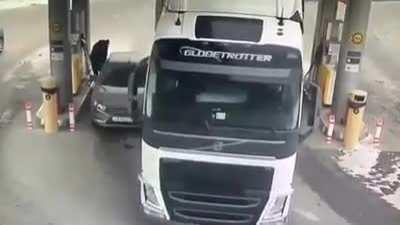 When you care more about your car than you do about your life (I know he's not technically in the car, but still...)