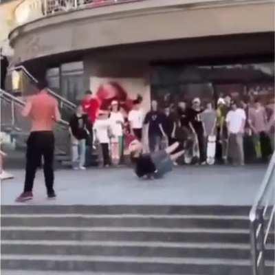 unintentionally ended up on another skateboard