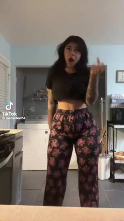 She got a Weapon in those pants