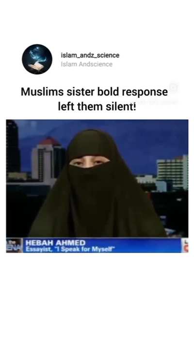 Proud of my sister in Islam