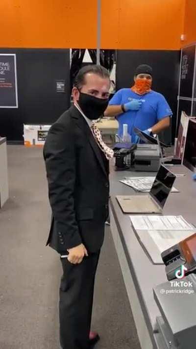 This man cannot be filmed