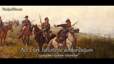 Cepheden geldiğinde cucklanan bir cossack askeri