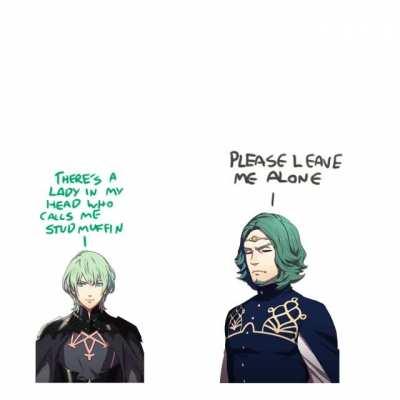 Byleth when he S-supports Sothis but has to got to work the next day.