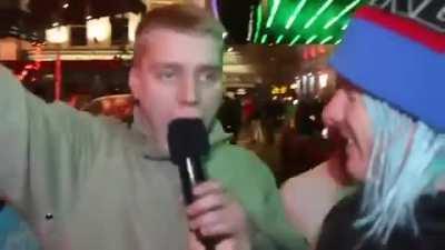 When a drunk guy talks