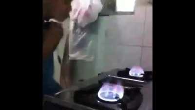 Baka sumabog yung kalan