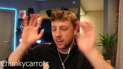 Harry attempting to speak normally, also Harry: