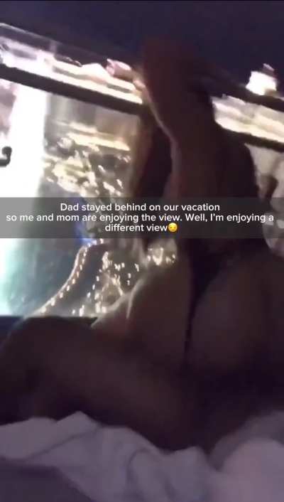 Thanks, Dad, for not coming to Paris. Finally, Mom can be herself and enjoy the vacation and thanks to you we forgot to bring in some Condoms