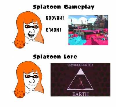The story of splatoon lore in 33 seconds