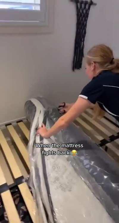 Mattress got revenge