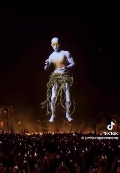 The visuals at this rave!