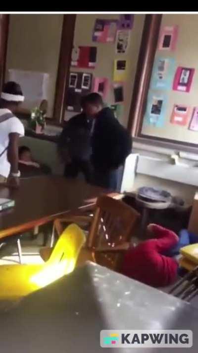 You hit the teacher a lesson will be teached