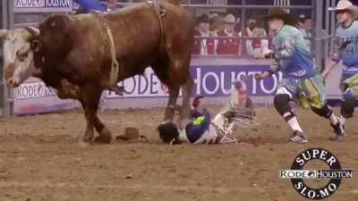 Bull riding looks fun