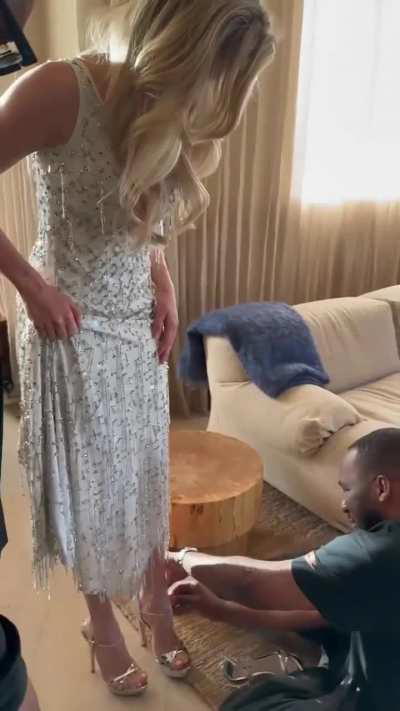 Peyton getting ready for the Cobra Kai premiere | IG 7/18/24