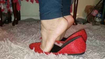 Heel popping in Dorsays 😊😊😊