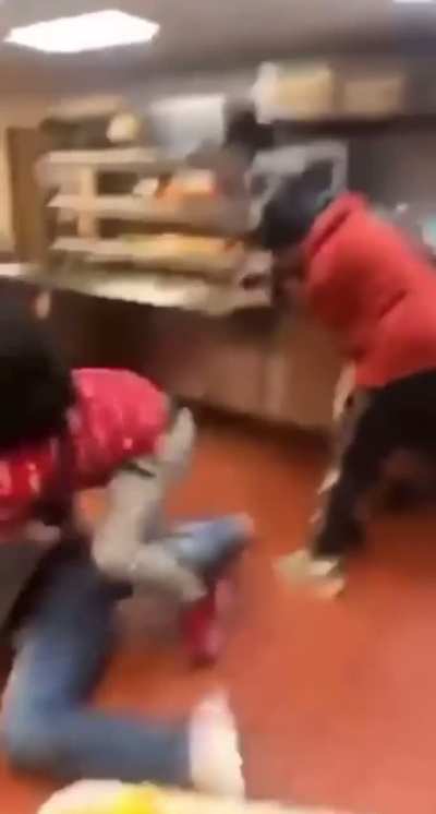 Dude who started the fight eventually gets bodied idk about the rest .