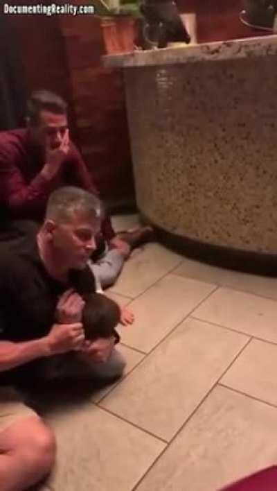 Joel Michael Singer headbuts manager