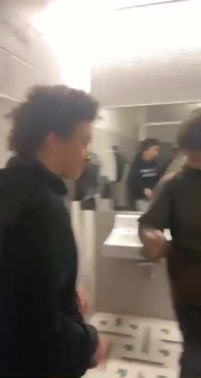 Idk the backstory but this was at my school