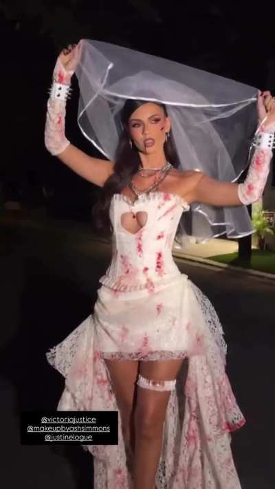 Victoria at her Love Zombie Halloween party | IG | October 2025