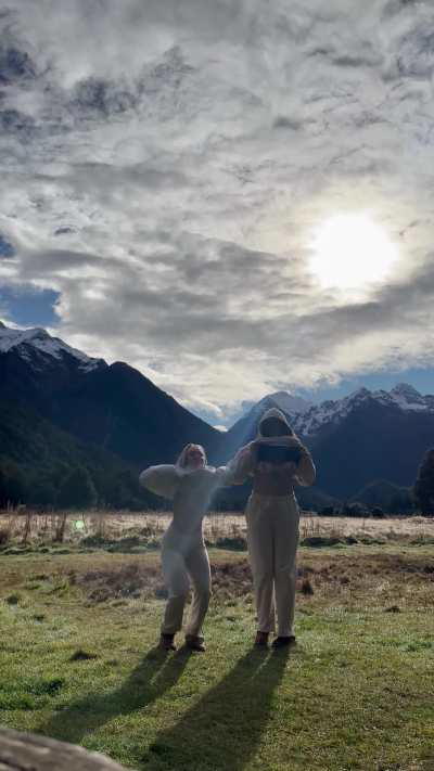 threesome in the forest ? 