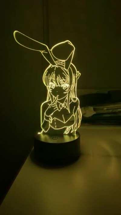 My friend got me a Mai-san lamp for Christmas!