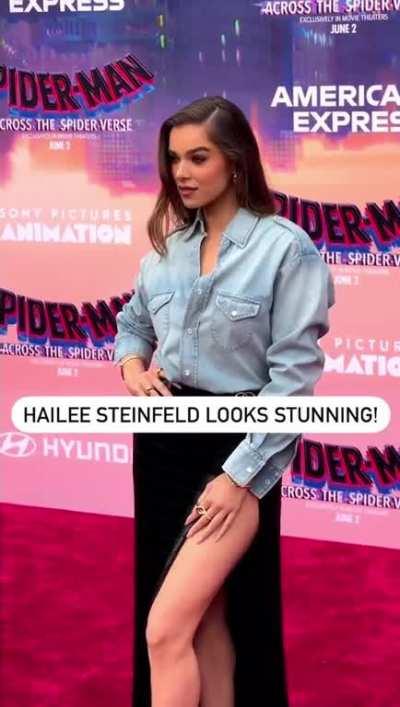 Hailee attending the Spider-Man: Across The Spider-Verse Premiere in Los Angeles (May 2023)