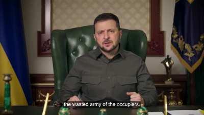 President Zelensky's Latest Address. 19/12/22. Duration 7m20. English Subtitles.