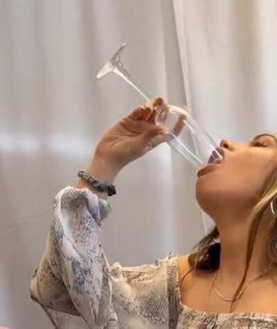 She is showing her parents what she learned in the college.