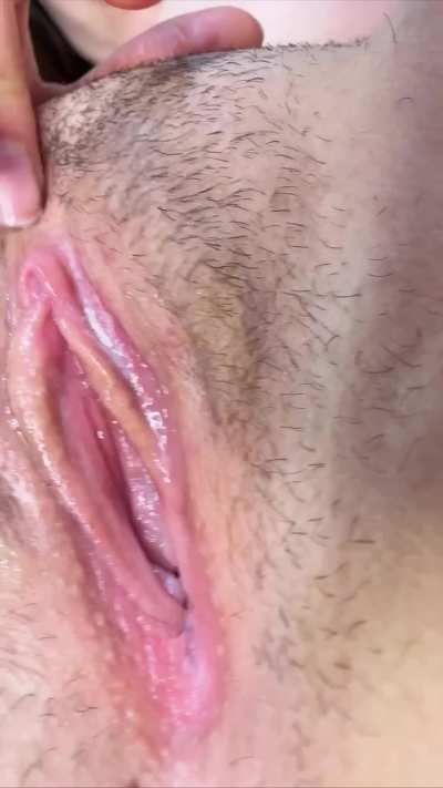 Showing my pussy up close after the gym