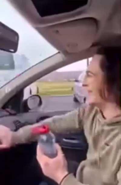 I think the guy got a lil nervous