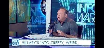 Alex Jones rants as an indie folk song - credit: Nick Lutsko