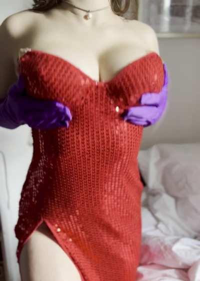 Were you able to guess my Halloween costume or did my natural boobs distract you along the way