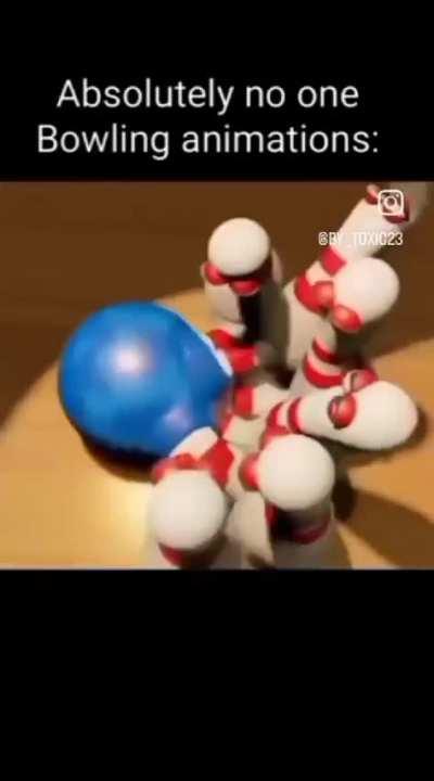 The bowling pins in question🎳
