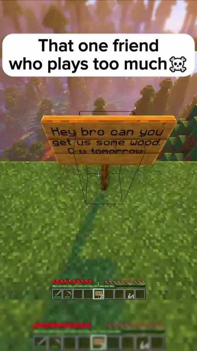 Bro caused deforestation💀