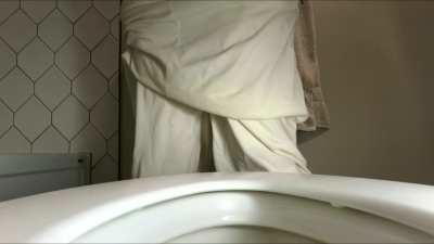 Anyone else have to sneak a camera into the bathroom when guests are over? Oh just me... okay [f]