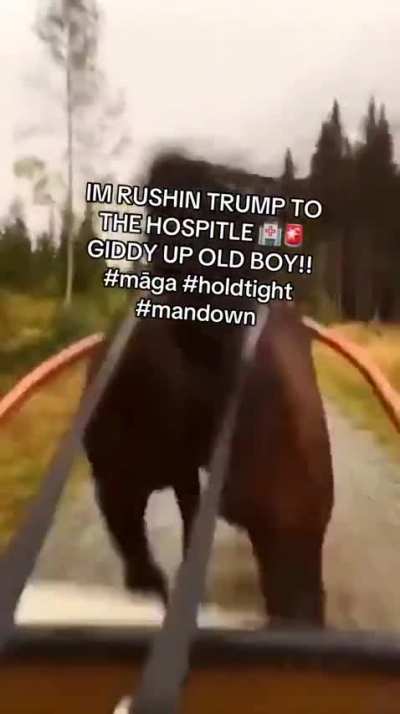 Currently carrying Trump to the hospital. Pls pray 😭😭🙏🏼🙏🏼🙏🏼🙏🏼