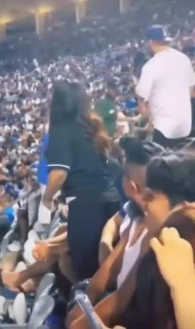 Man getting booted from game makes a 200iq move to blend in.