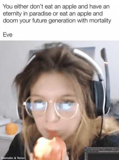 Hey the apple was pretty good